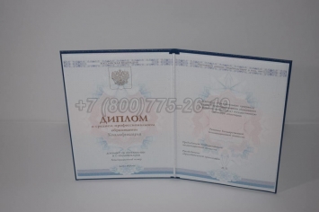 Диплом Колледжа 2016г ГОЗНАК в Ижевске